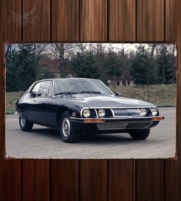 Металлическая табличка Citroen SM US-spec 185 Металлическая табличка Citroen SM US-spec 185